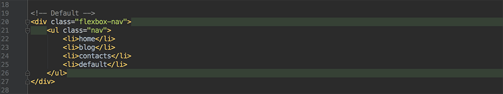 Flexbox Nav