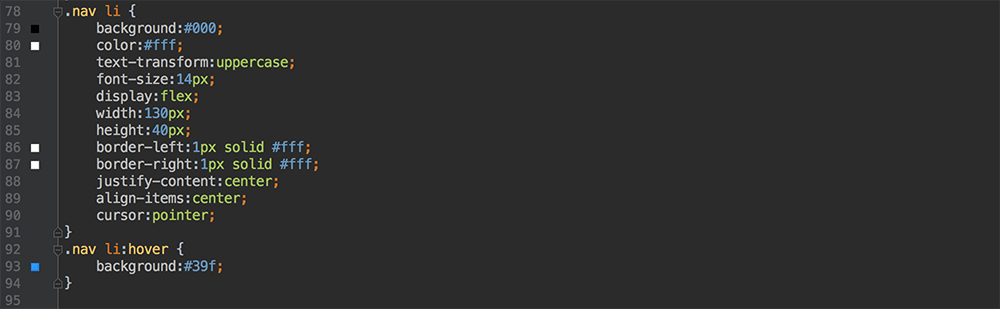 Flexbox Nav