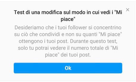 test like instagram